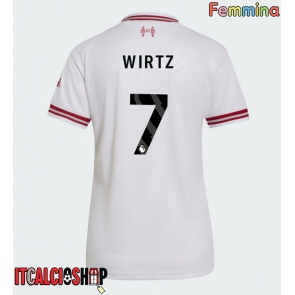 Liverpool Florian Wirtz #7 Seconda Maglia Femmina 2026-27 Manica Corta